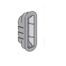 Bonaiti Art GF45 Ответная планка сатинированная латунть B-FORTY