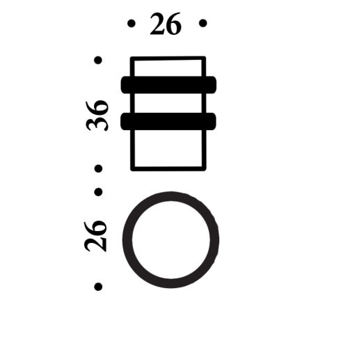 Стопор Colombo CD412 мат хром