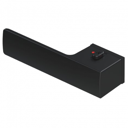 Ручка Tupai Big Line 4084 5 REP-153 (с блокировкой) левая черный R WC (полотно 54-61 мм)