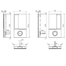 AGB Art. B300020093 Ручка WAVE WC мат черный AGB Art. B300020093 Ручка WAVE WC мат черный