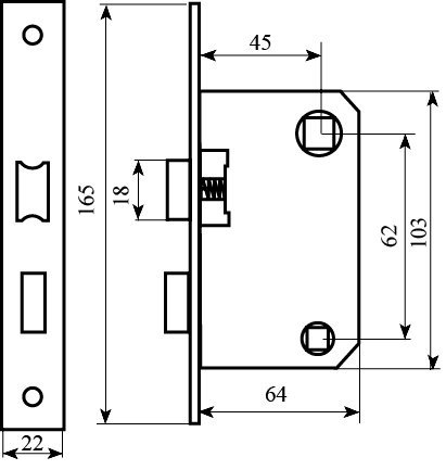 Механизм BRUNO 1251 AB WC ант.латунь вж