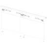 Нижний стопор для неподвижного полотна Art. S.65