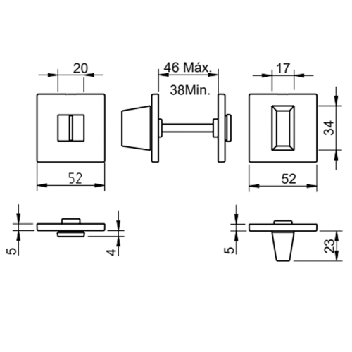 Накладка Tupai 4040 5S Q-03 вж хром