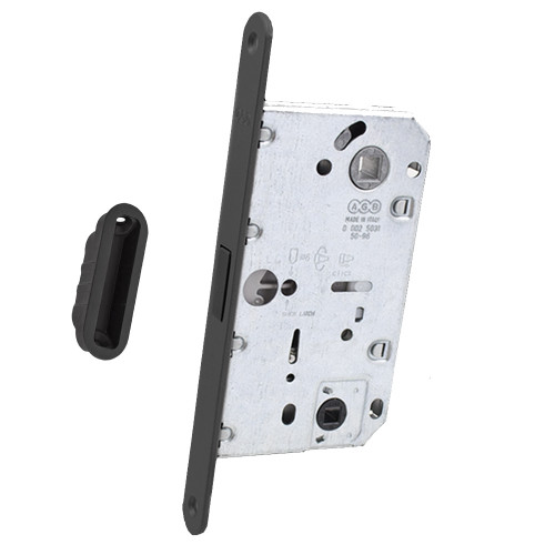 AGB Art. B061025093.640 Комплект Механизм Mediana Polaris черный вж 96мм+отв. планка