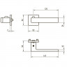 Ручка Tupai 4275 5S Q5-153 ( с блокировкой ) правая черный R WC ( полотно 38-45 мм) Ручка Tupai 4275 5S Q5-153 ( с блокировкой ) правая черный R WC ( полотно 38-45 мм)