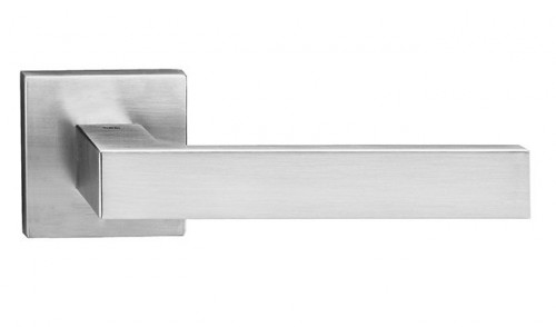 Ручка Tupai Square 2275 Q-96 Special (дв. полотно 60 мм) хром матовый R ф/з